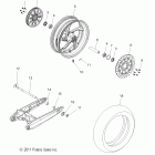 V12CB36NP/NPC/NPA KINGPIN Wheels, rear - v12cb36np / npc / npa