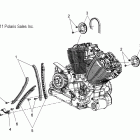 V12SW36/AW36 VISION/ANESS ALL OPTIONS Engine, camchain - v12sw36 / aw36 all options