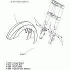 V12TW36/DW36/KW36 CROSS COUNTRY ALL OPTIONS Body, fender, front - v12tw36 / dw36 / kw36 all options