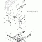 V12BW36/EW36 CROSS ROADS ALL OPTIONS Suspension, rear asm., swing arm and shock - v12bw36 / e...