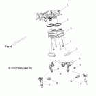 V11CA36/CB36 KINGPIN ALL OPTIONS Engine, throttle body asm. - v11ca36 / cb36 all options