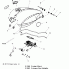 V12BW36/EW36 CROSS ROADS ALL OPTIONS Fuel system, fuel tank - v12bw36 / ew36 all options