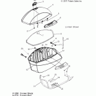 V12TW36/DW36/KW36 CROSS COUNTRY ALL OPTIONS Body, saddlebag asm. - v12tw36 / dw36 / kw36 all options