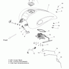 V11CA36/CB36 KINGPIN ALL OPTIONS Body, fuel tank - v11ca36 / cb36 all options