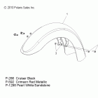 V11CA36/CB36 KINGPIN ALL OPTIONS Body, fender, front - v11ca36 / cb36 all options