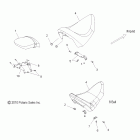 V11CA36/CB36 KINGPIN ALL OPTIONS Body, seat and backrest - v11ca36 / cb36 all options