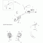 V11CA36/CB36 KINGPIN ALL OPTIONS Steering, controls and mirrors - v11ca36 / cb36 all opti...