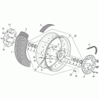 SXV 450-550 Street Legal Заднее колесо