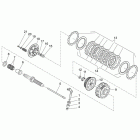 RXV-SXV 450-550 Сцепление