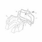 Mojito Custom 50 2T (Piaggio Engine) Центальная часть облицовки 1