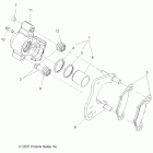 SPORTSMAN X2 500 EFI - A08TN50AT/AX/AZ Передние колодки