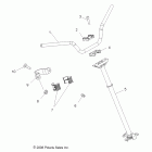 OUTLAW 525 IRS - A11GP52AA Вал руля и руль