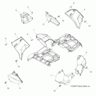 SPORTSMAN XP EPS 850 INTL - A09ZX85FS/CFS Переднее крыло