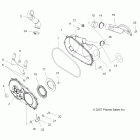 SCRAMBLER 500 4X4 INTL - A08BG50FA Крышка картера