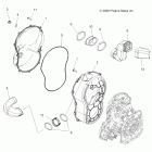 SPORTSMAN XP EPS 850 INTL - A09ZX85FS/CFS Крышка картера