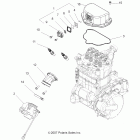 SPORTSMAN 800 EFI SCANDINAVIAN - A08MH76SS/SF Engine, throttle body mounting