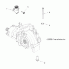 SPORTSMAN XP 550 INTL - A09ZN55FX Drive train, gearcase mounting, front