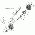 SCRAMBLER 500 4X4 INTL - A08BG50FA Картер КПП