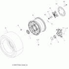 SPORTSMAN XP EPS 850 INTL - A09ZX85FS/CFS Заднее колесо