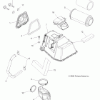 SPORTSMAN XP EPS 850 INTL - A09ZX85FS/CFS Engine, air intake