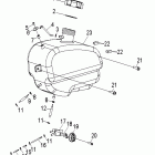 SPORTSMAN 90 - A11FA09AA Топливный бак