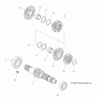 OUTLAW 525 IRS - A11GP52AA Трансмиссия