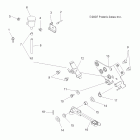 TRAIL BLAZER 330 - A09BA32AA Педаль тормоза и задний торм.цилиндр