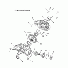 SPORTSMAN 800 EFI -A07MH76AL/AQ/AX/AY/AZ/A2/MN76AF/AT/AY Gearcase, rear