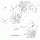 SPORTSMAN 300 4X4 - A10LH27AX/AZ Крепление двигателя