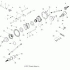 OUTLAW 525 IRS - A11GP52AA Drive train, rear drive shaft asm.