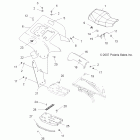 SCRAMBLER 500 4X4 INTL - A08BG50FA Заднее крыло