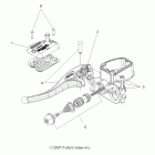 SCRAMBLER 500 4X4 - A12NG50AA Главный торм. цилиндр