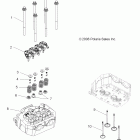 SPORTSMAN 800 EFI 6X6 - A09CL76AA Engine, valves