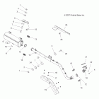 SPORTSMAN X2 500 EFI QUAD - A09TN50EA Engine, exhaust system
