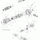 SPORTSMAN XP 850 ALL OPTIONS - A09ZN85/8X Drive train, front gearcase internals