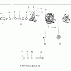 SPORTSMAN FOREST TRACTOR 500 - A12MN50ET/EX Сцепление