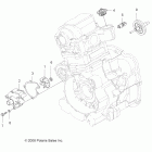 SPORTSMAN XP EPS 550 - A09ZX55AC/AL/AQ/AS/AX Engine, cooling system and water pump