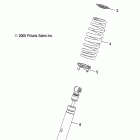 HAWKEYE 300 2X4 - A09LB27AA Задние аммортизаторы