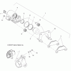 SPORTSMAN 500 HO - A12MH50AD/AQ/AX/AZ Задние тормозные  колодки