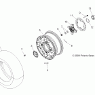 SPORTSMAN XP EPS 850 INTL - A09ZX85FS/CFS Переднее колесо