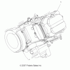 SPORTSMAN 500 HO INTL - A10MH50FX Двигатель