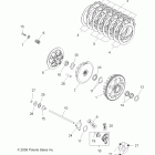 OUTLAW 525 IRS - A11GP52AA Двигатель, сцепление