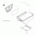 SPORTSMAN XP 850 - A12ZN85AA/AQ/AZ Body, storage, rear