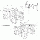 SPORTSMAN 500 HO - A09MH50AS/AX/AZ Наклейки