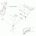 SPORTSMAN X2 500 EFI - A09TN50AX/AZ Подвеска передняя