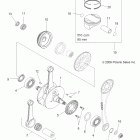OUTLAW 525 IRS - A11GP52AA Колен.вал и поршни
