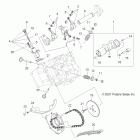 SPORTSMAN TOURING 500 EFI QUAD - A09DN50EA Распред вал и клапана