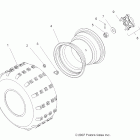 OUTLAW 525 IRS - A11GP52AA Колесо заднее