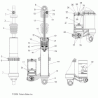OUTLAW 450 MXR - A09GJ45AA Задний аммортизатор 1