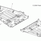 SPORTSMAN XP 550 INTL - A09ZN55FX Body, skid plates